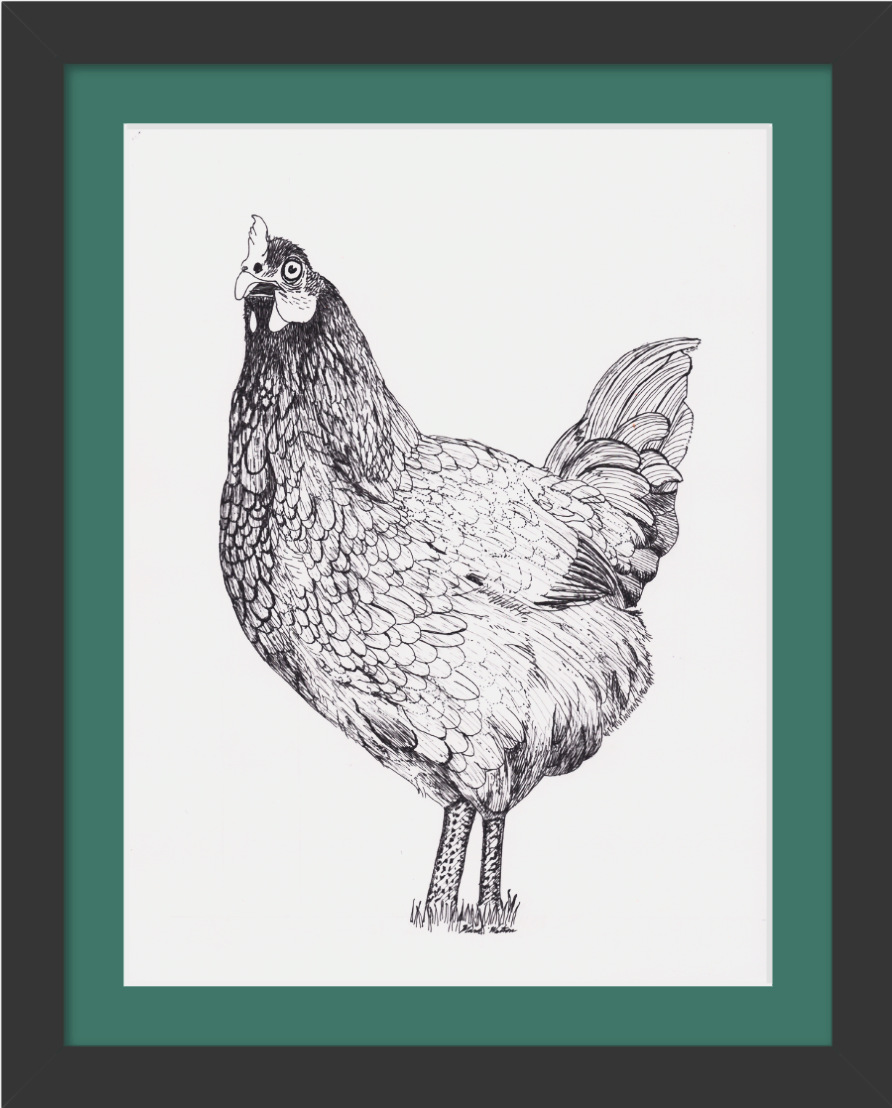 Sassy Chicken (fine art print)