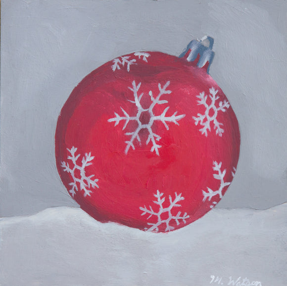Christmas ornament (red)